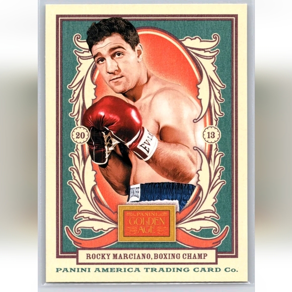 Rocky Marciano 🥊 Boxing Trading Card Panini #43 🔥 Brockton Bomber - Picture 1 of 4